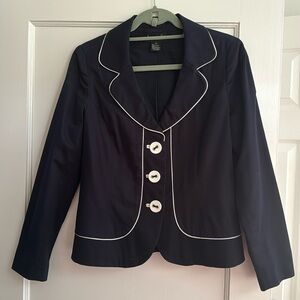 Nautical/Sailor Navy Blue Blazer Size 6